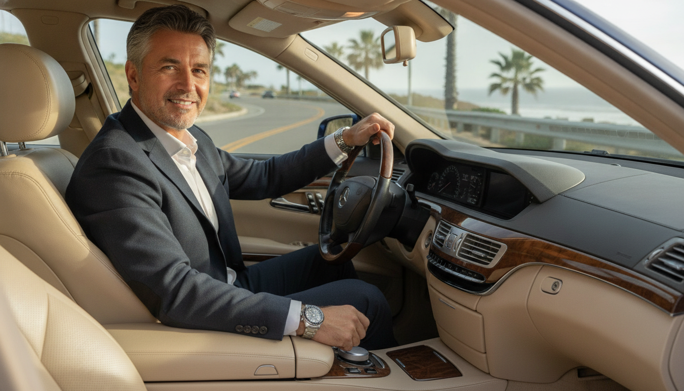 40代が中古のメルセデス・ベンツSクラスを運転しても運転手に見えない選び方の秘訣とは?