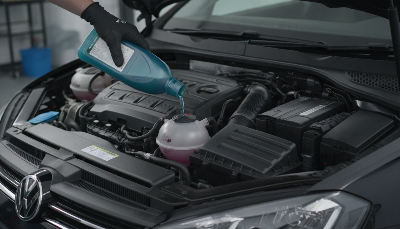 VWゴルフの冷却水(クーラント)補充費用は?相場と高額修理の見分け方
