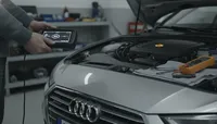 アウディA4のエンジン警告灯はリセットツールで消せる？原因確認と最適解は？