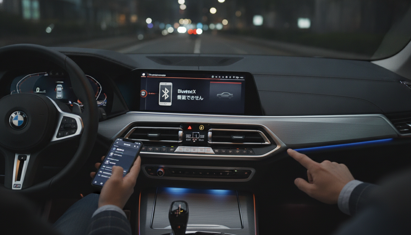BMW X5Bluetooth繋がらない原因は?設定ミスか故障か見分ける理由は?