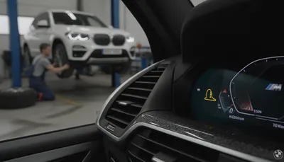 BMW X3空気圧警告灯はパンク？修理代はいくらなの？原因と最適解は？