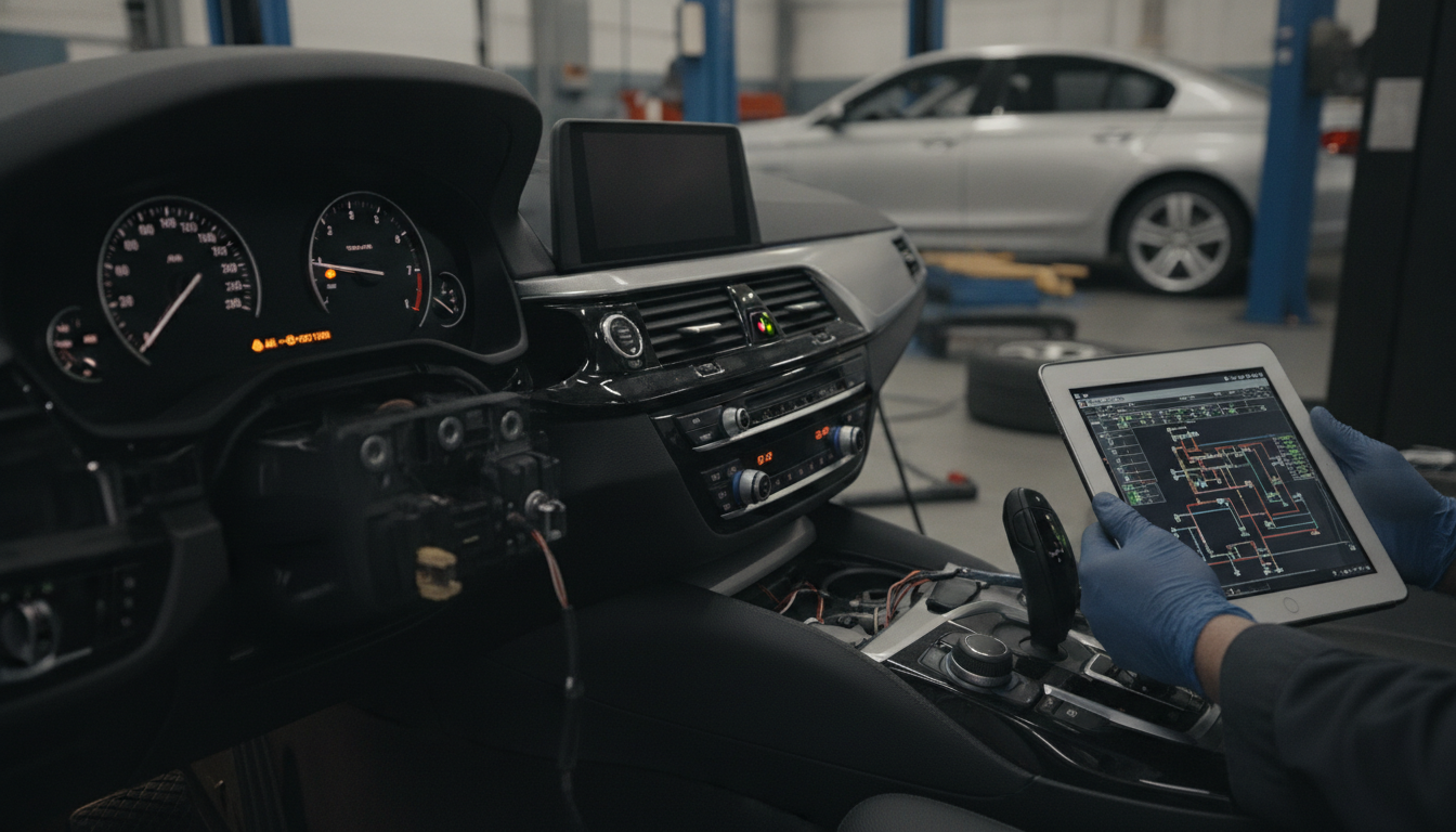BMW5シリーズABS警告灯修理代目安はいくら?高額請求を避ける最適解なの?