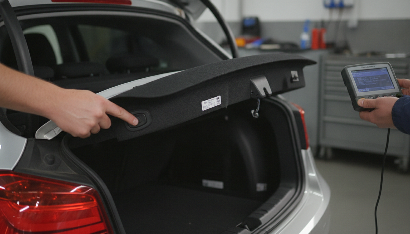 BMW1シリーズ電動トランク閉まらない原因とリセット手順なの？高額修理回避は可能？