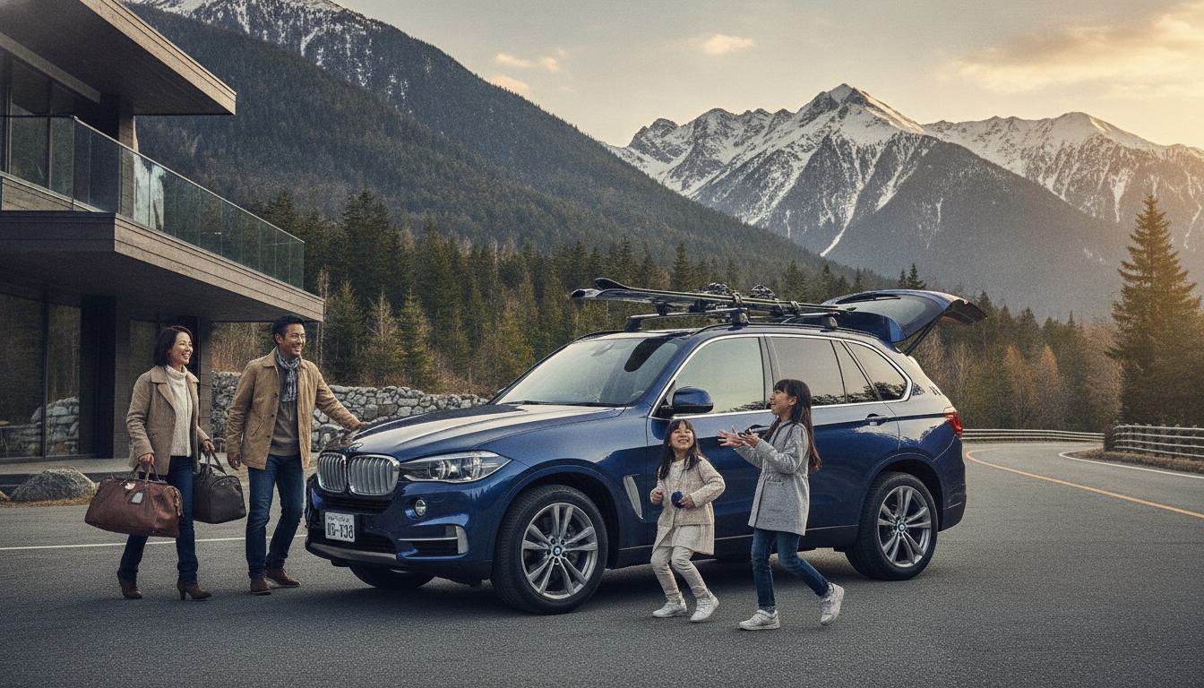 BMW X5ディーゼルは「家族旅行」と「高級感」を同時に満たしやすい一台です