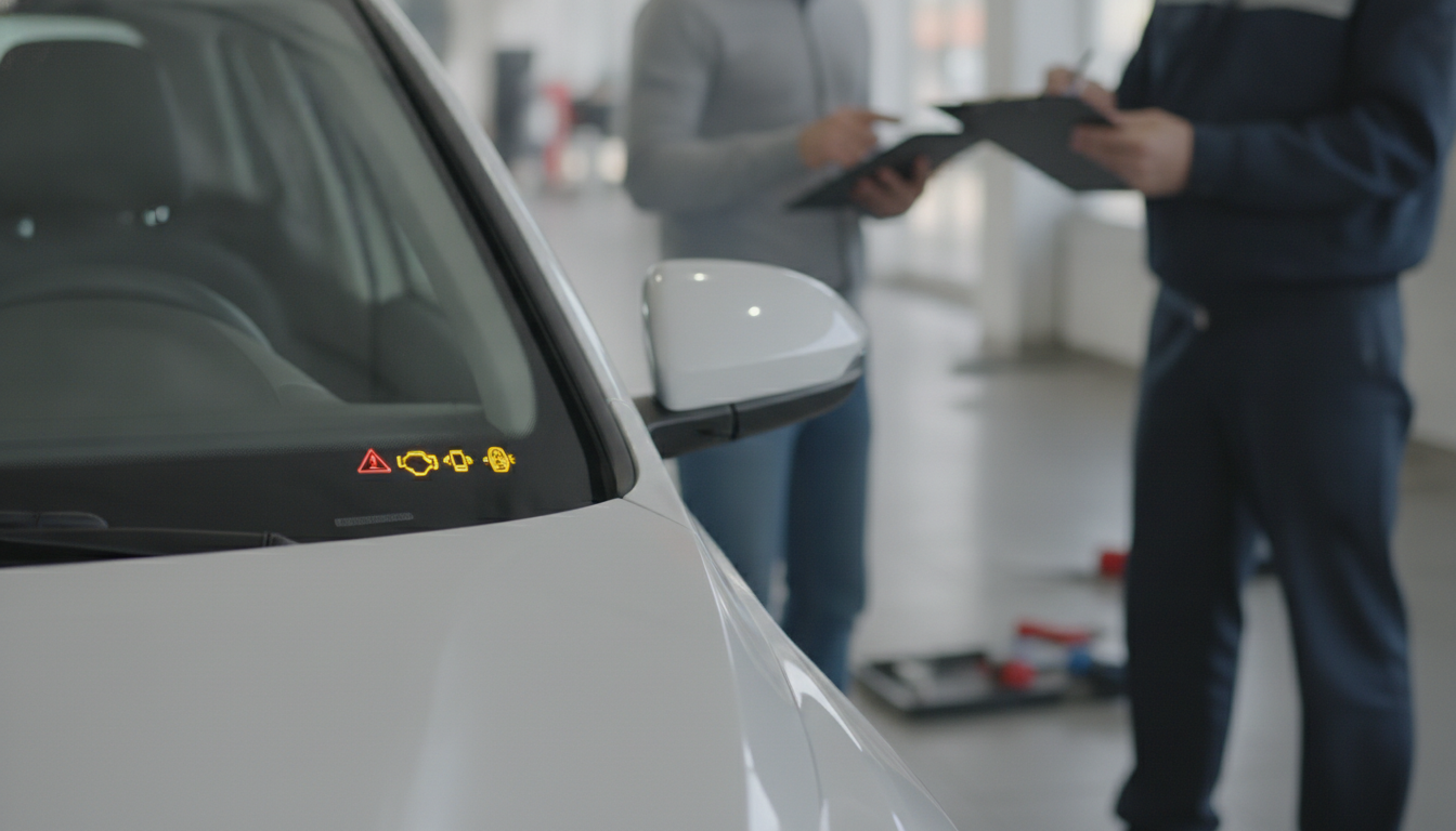 VWポロの警告灯点灯は査定で不利になりやすいです