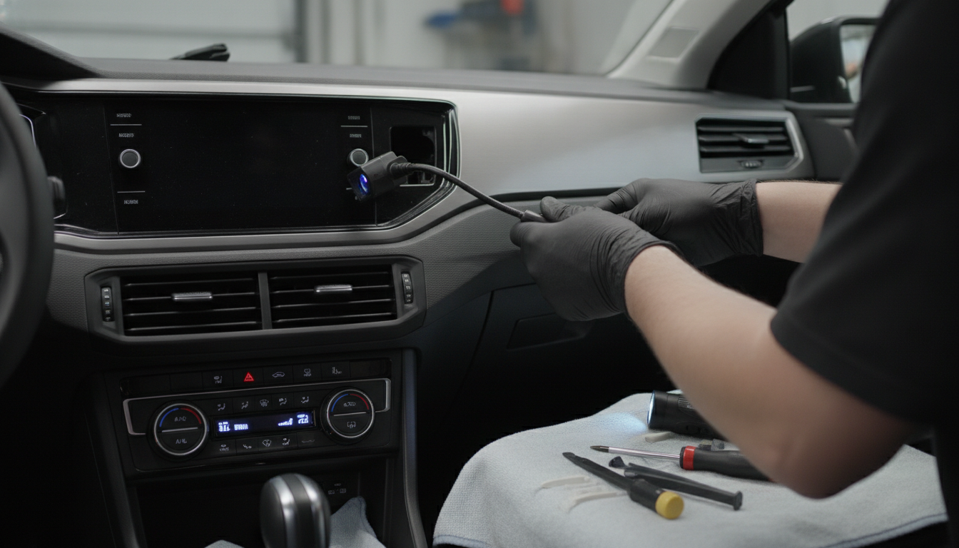 VWポロのエアコン「カタカタ」異音は、まず室内側2大原因の確認が近道です