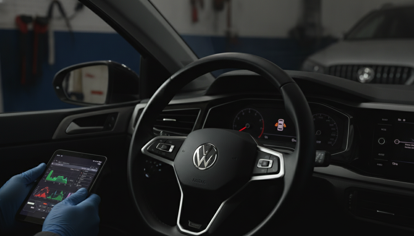 VWポロはエアバッグ警告灯が点灯していると車検に通らない可能性が高いです