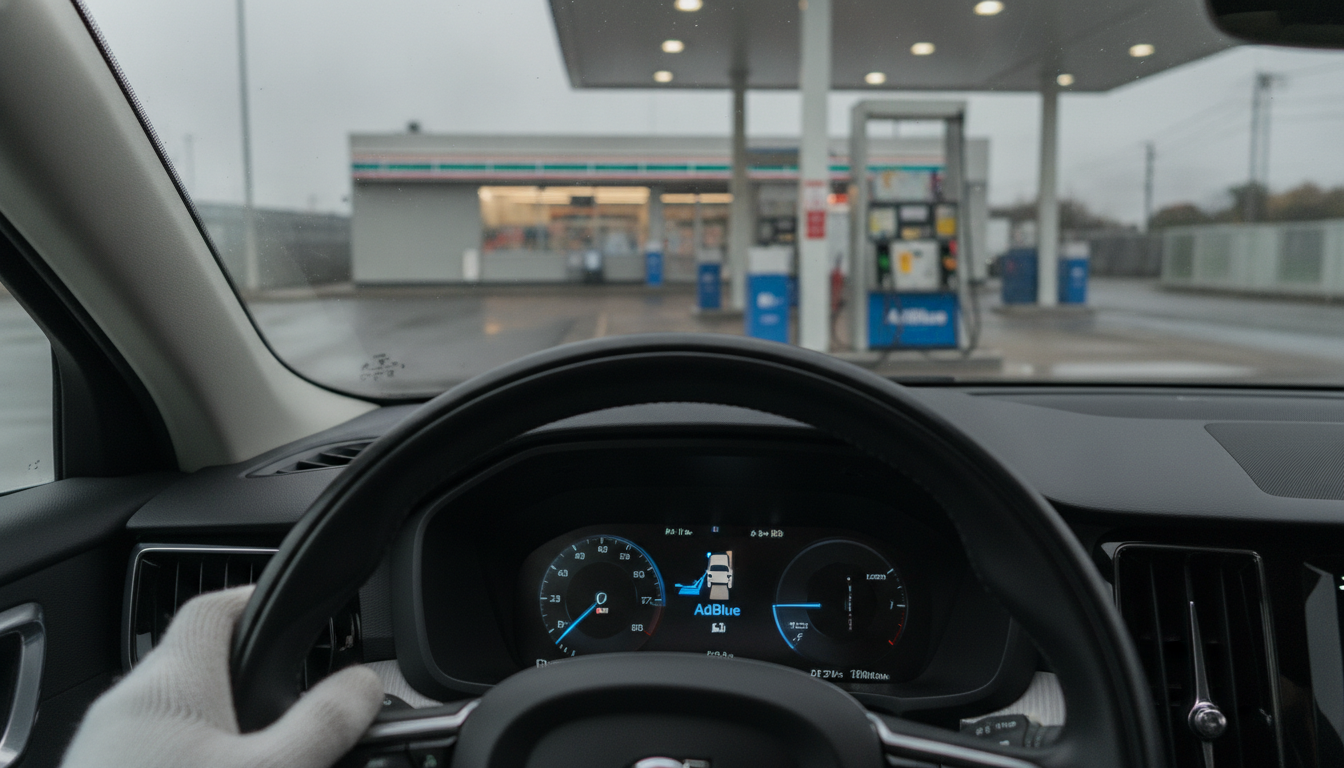 結論:XC60のアドブルー警告灯は「早めに補充」が基本で、ガソリンスタンド対応も可能です