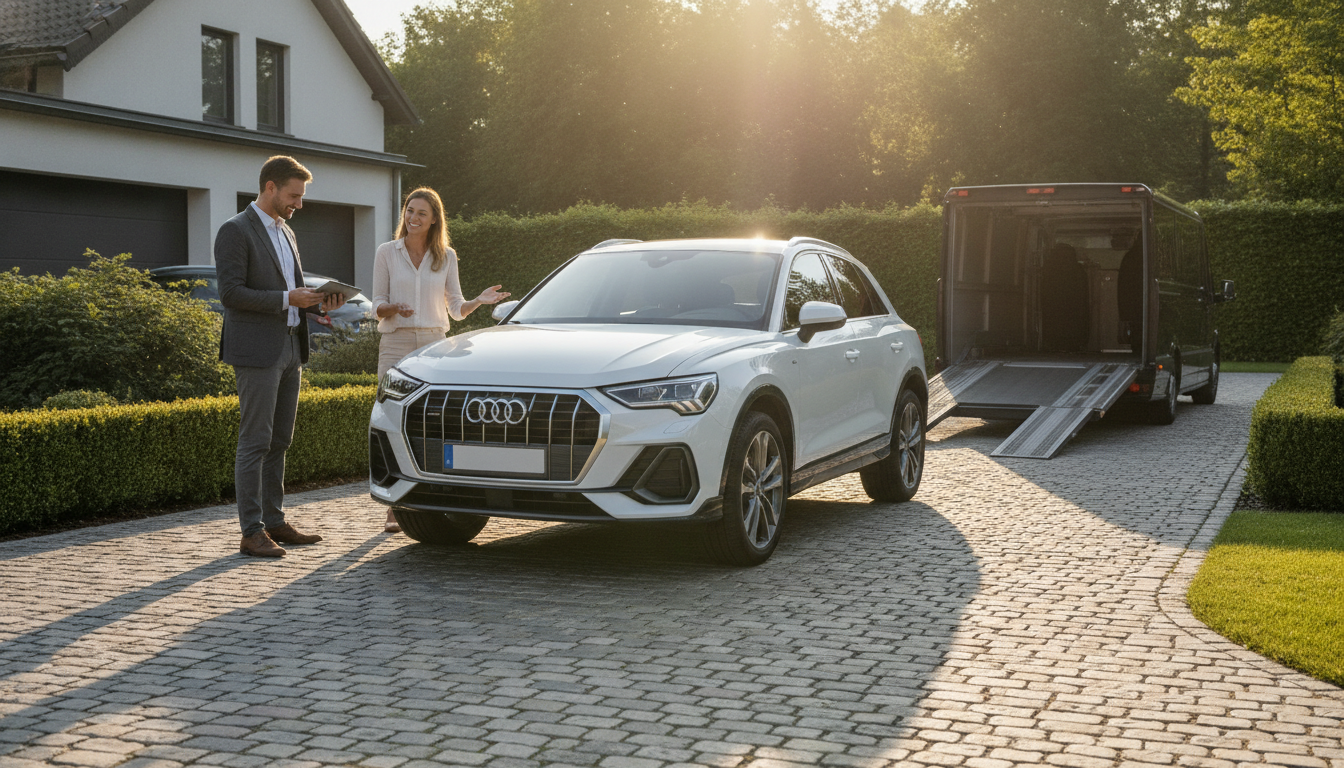結論:アウディQ3は車検切れでも買取可能で、出張査定が基本です