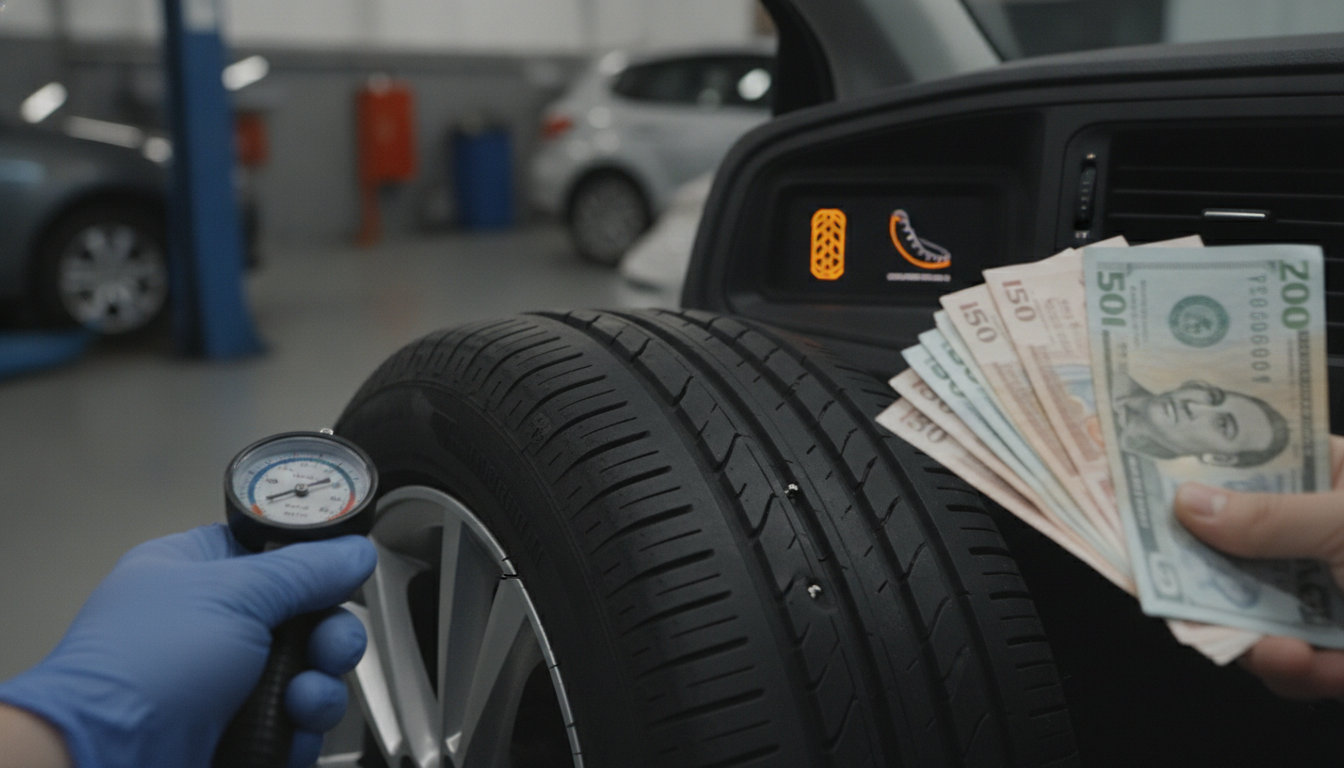 結論:VWポロ空気圧警告灯のパンク修理代は「数千円〜10万円超」まで振れます