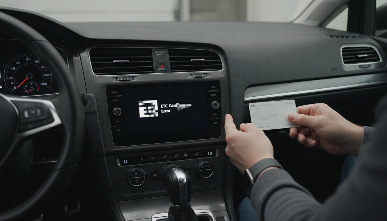 結論：まず「カード→別カード→電源リセット→VW特有の表示不具合」の順で切り分けるのが最適です